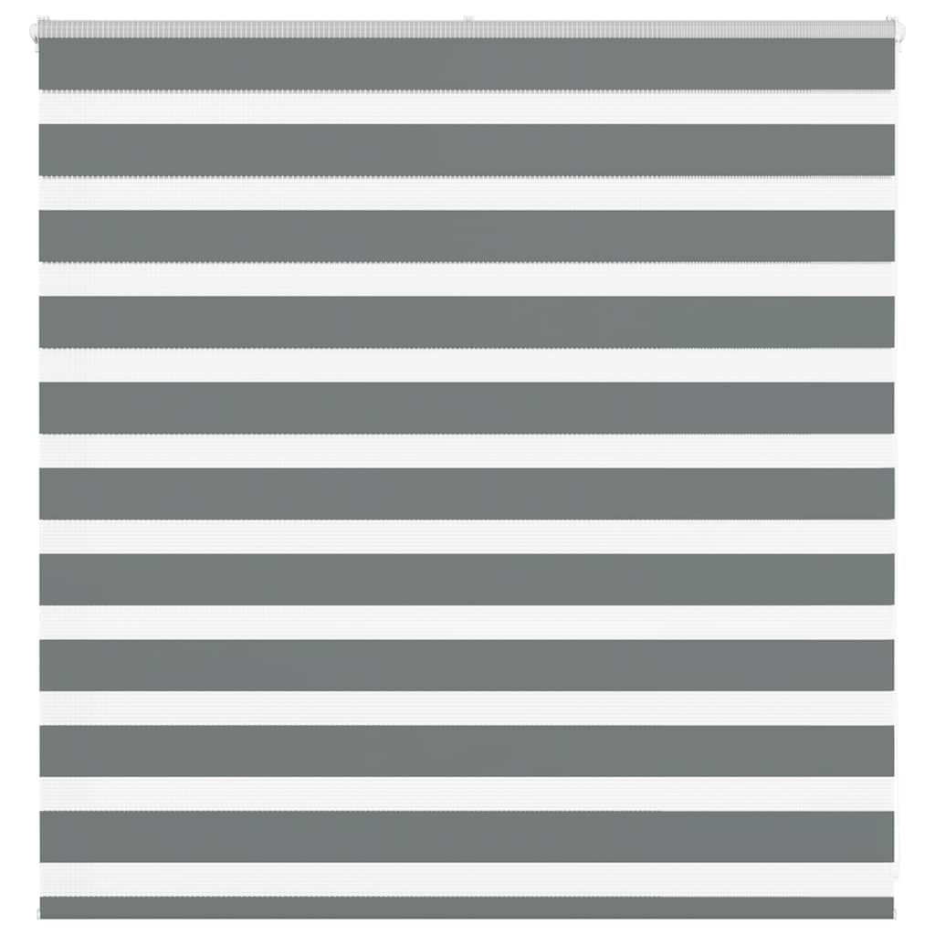 Store enrouleur jour/nuit gris foncé 150x100 cm largeur tissu 145,9 cm polyester