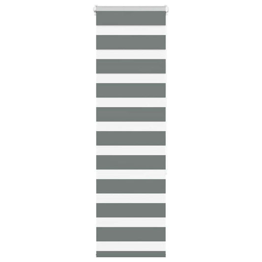 Store double gris foncé 40x150 cm Largeur tissu 35,9 cm Polyester
