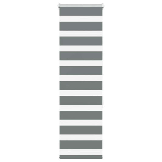 Day/Night Roller Blind Dark Grey 45x150 cm Fabric Width 40.9 cm Polyester