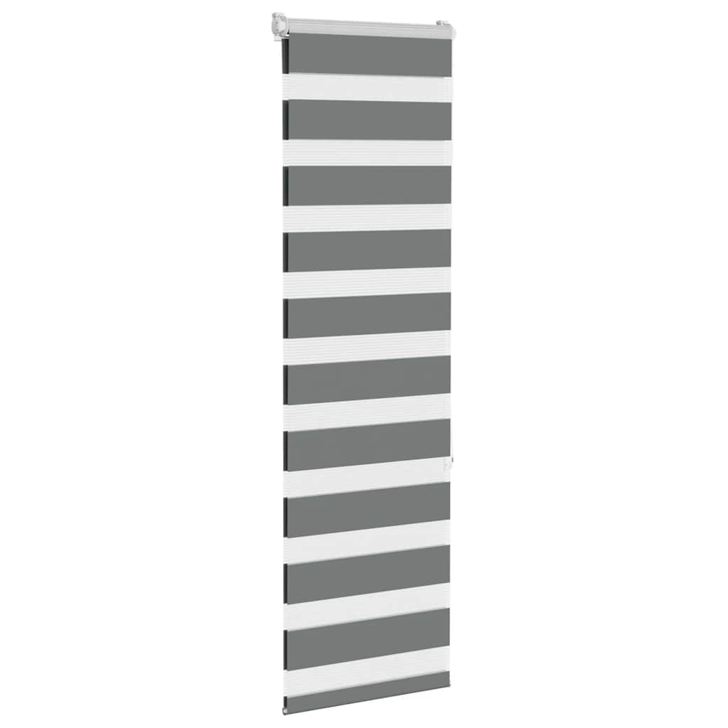 Store Jour Nuit Gris Foncé 50x150 cm Largeur du tissu 45,9 cm Polyester