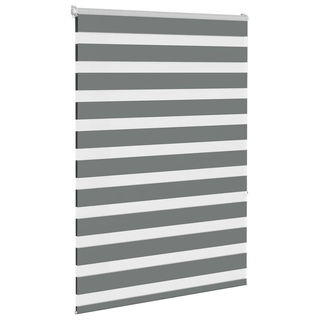 Store jour/nuit gris foncé 95x150 cm Largeur du tissu 90,9 cm Polyester