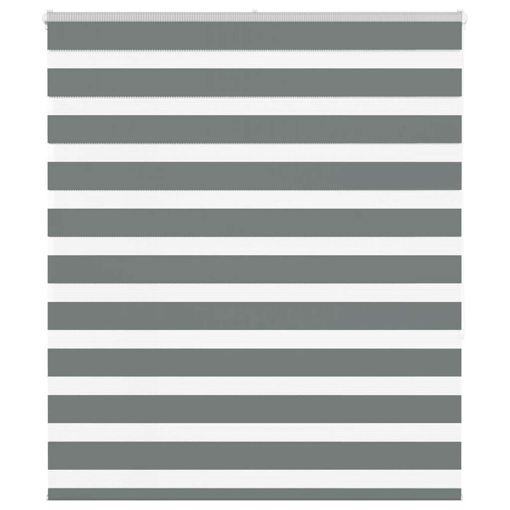 Dual Roller Blind Dark Grey 135x150 cm Fabric Width 130.9 cm Polyester