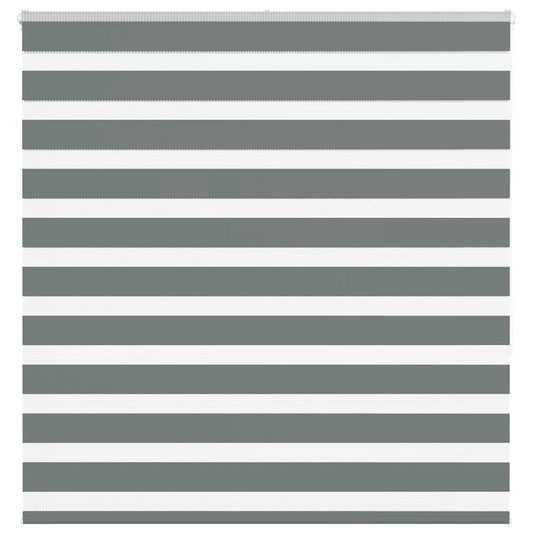 Double Roller Blind Dark Grey 145x150cm Fabric Width 140.9 cm Polyester