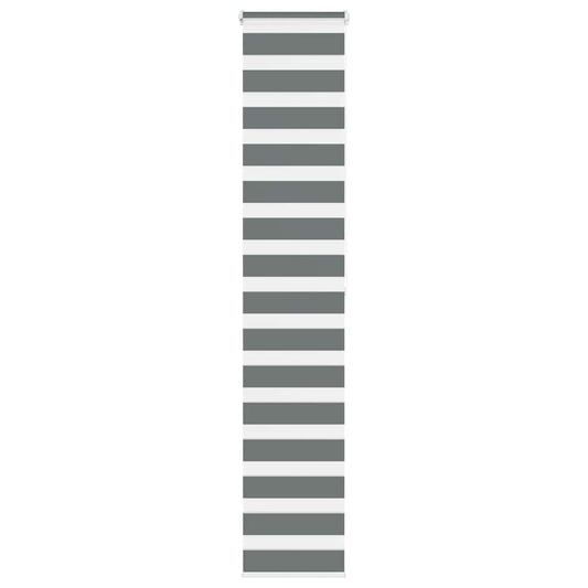 Store double gris foncé 40x200 cm Largeur tissu 35,9 cm Polyester