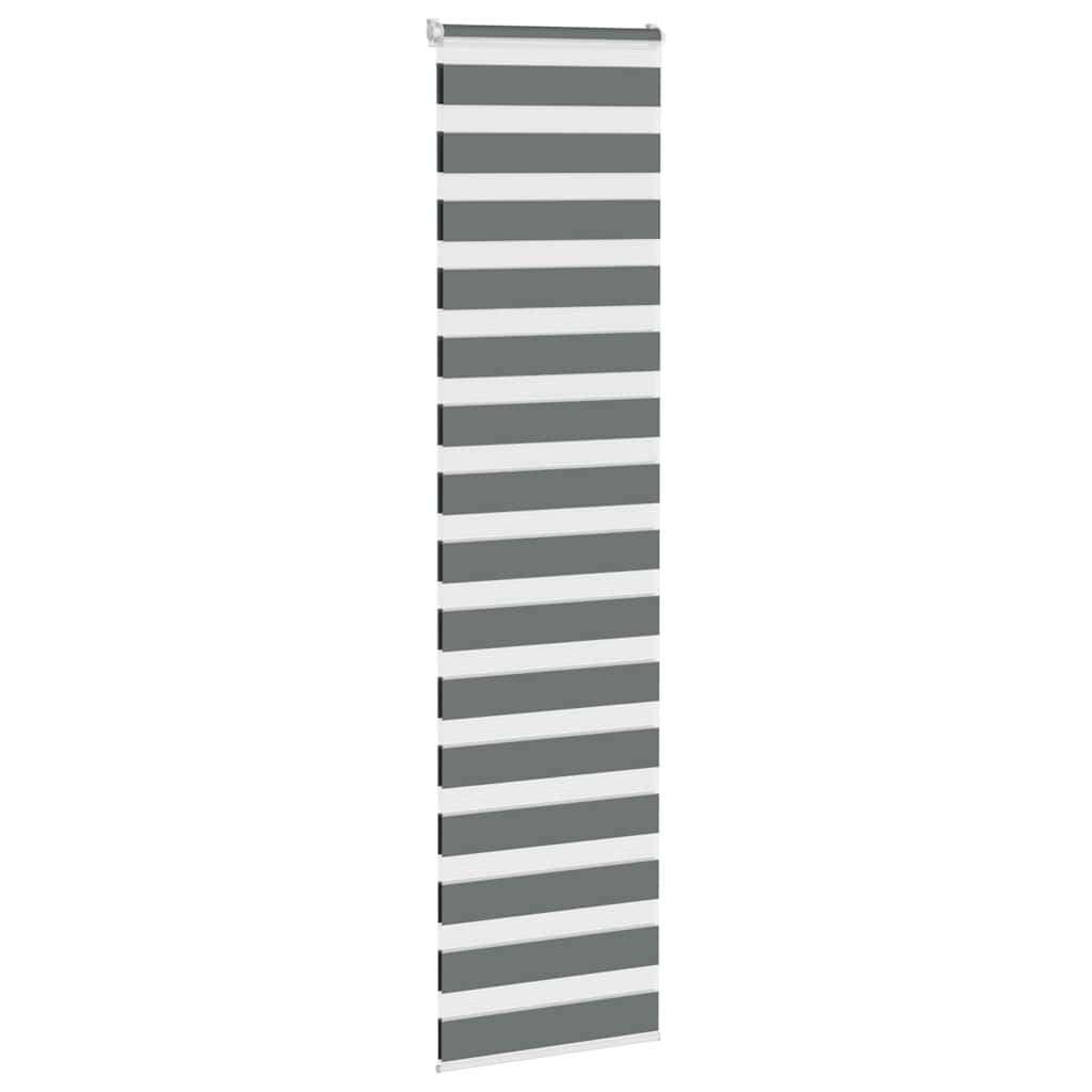 Store double gris foncé 70x200 cm largeur tissu 65,9 cm polyester