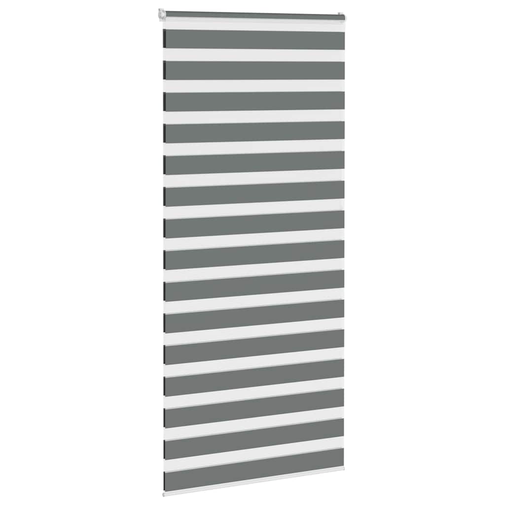 Store double gris foncé 115x200 cm Largeur tissu 110,9 cm Polyester