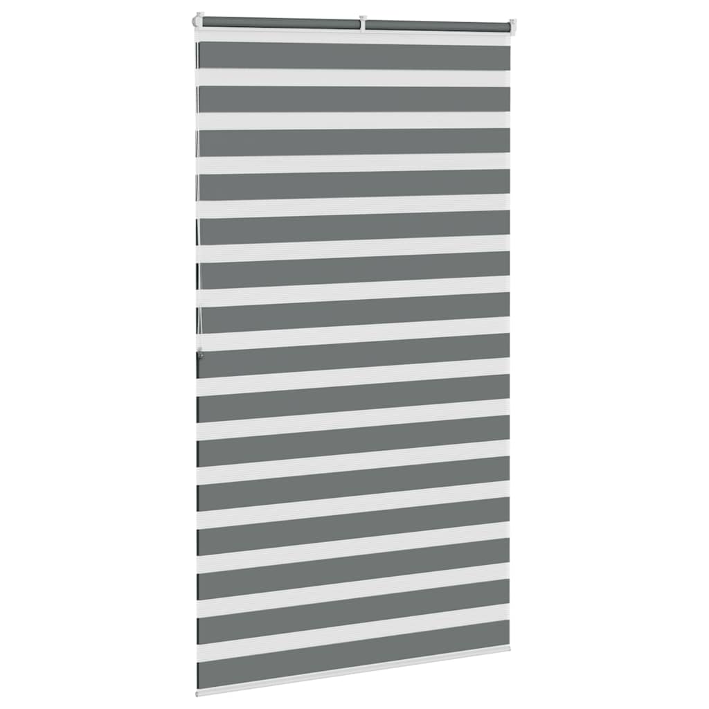 Store jour/nuit gris foncé 125x200 cm largeur du tissu 120,9 cm polyester