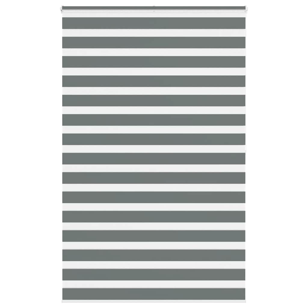 Doppelrollo Dunkelgrau 140x200 cm Stoffbreite 135,9 cm Polyester