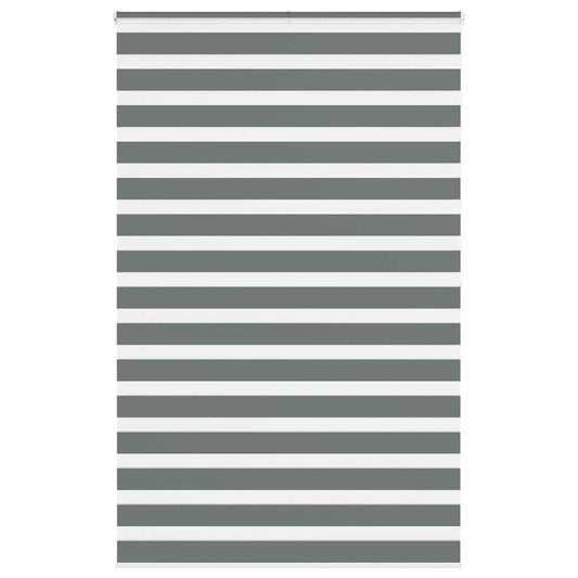 Store enrouleur double gris foncé 145x200 cm largeur du tissu 140,9 cm polyester