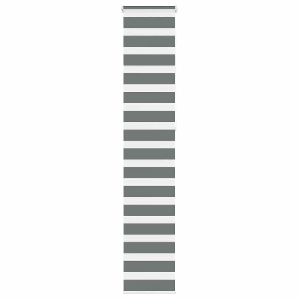 Store double gris foncé 40x230 cm largeur du tissu 35,9 cm polyester
