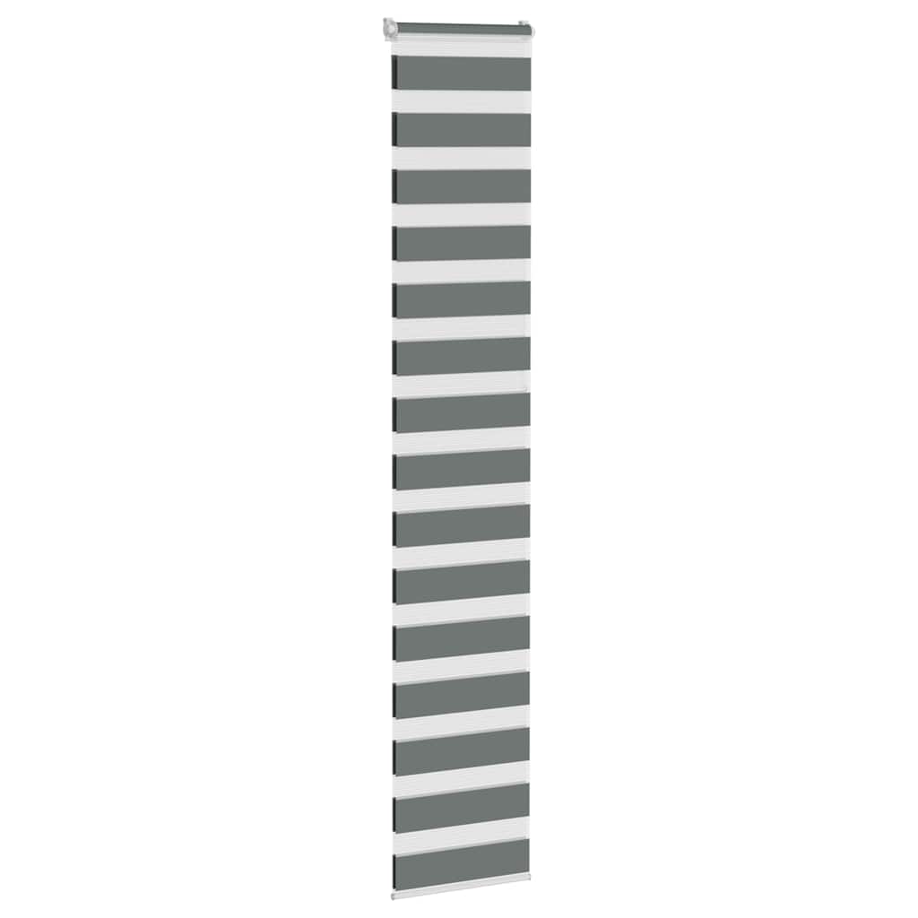 Store double gris foncé 40x230 cm largeur du tissu 35,9 cm polyester