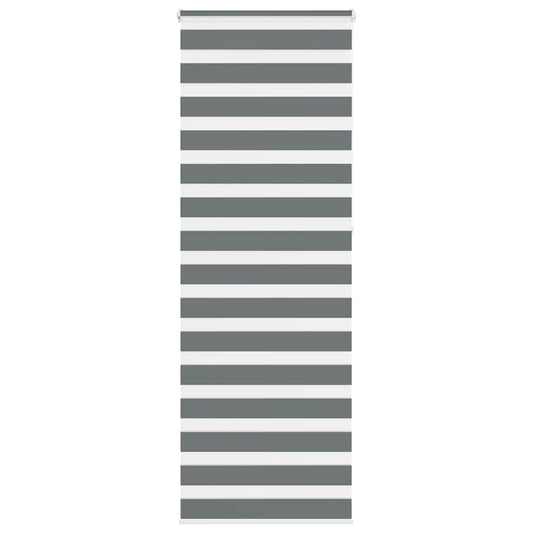 Double roller blind dark grey 75x230 cm fabric width 70.9 cm polyester