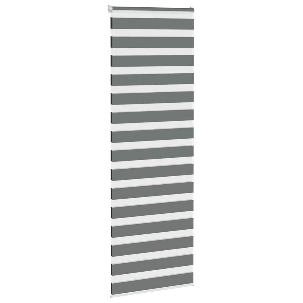 Store jour nuit gris foncé 75x230 cm largeur du tissu 70,9 cm polyester