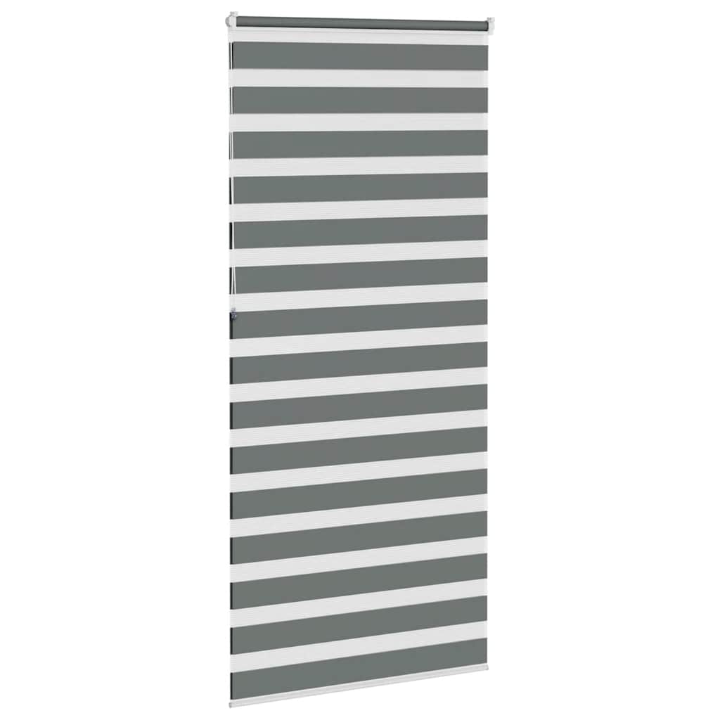 Store double gris foncé 95x230 cm largeur du tissu 90,9 cm polyester