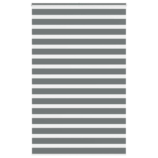 Double Roller Blind Dark Grey 145x230cm Fabric Width 140.9 cm Polyester