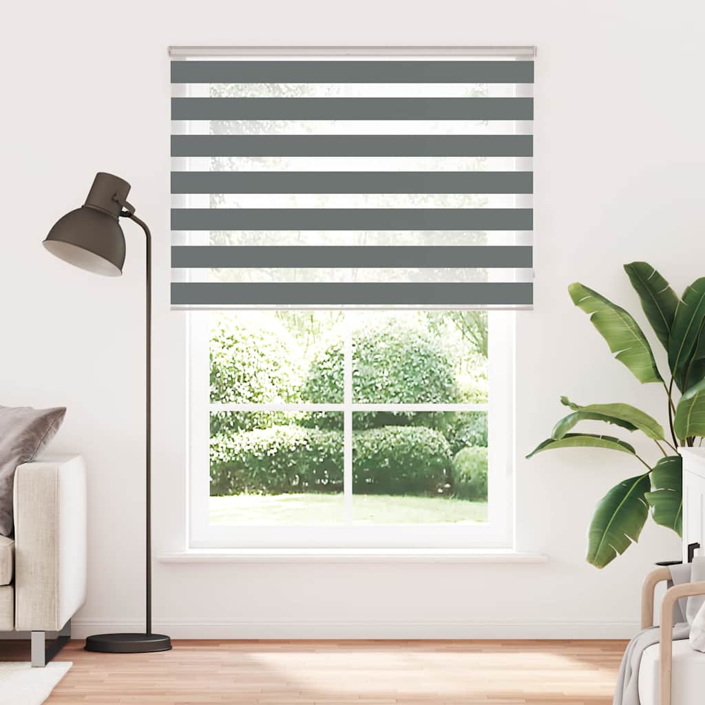 Store double gris foncé 155x230 cm largeur du tissu 150,9 cm polyester