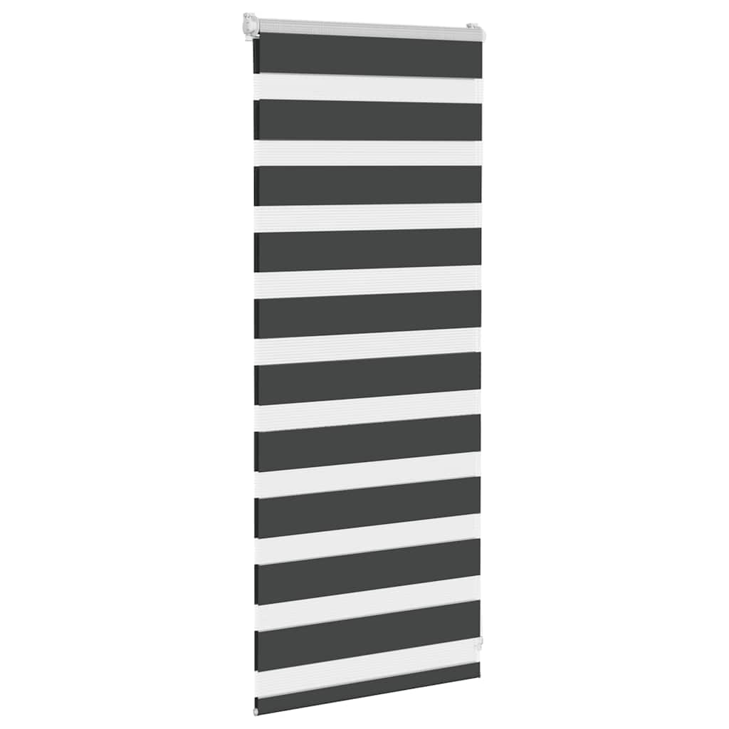 Store double noir 65x100 cm largeur tissu 60,9 cm polyester