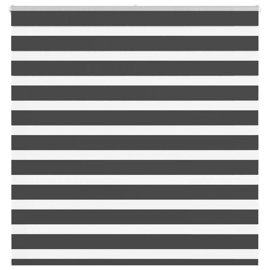 Store enrouleur double noir 140x100 cm largeur tissu 135,9 cm polyester