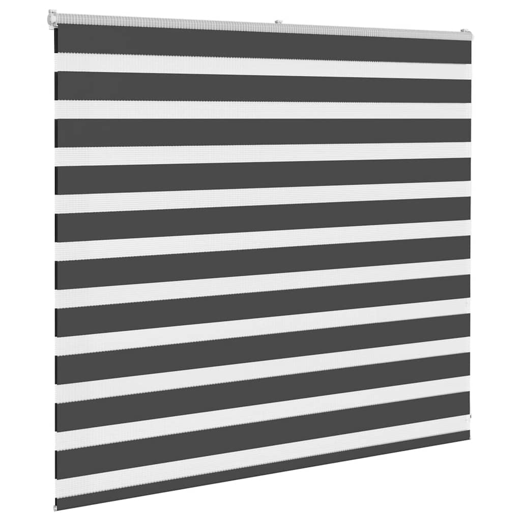 Store vénitien double noir 165x100 cm largeur tissu 160,9 cm polyester