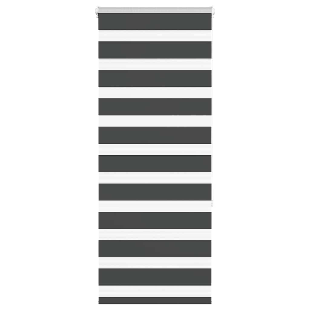 Store enrouleur double noir 60x150 cm Largeur tissu 55,9 cm Polyester