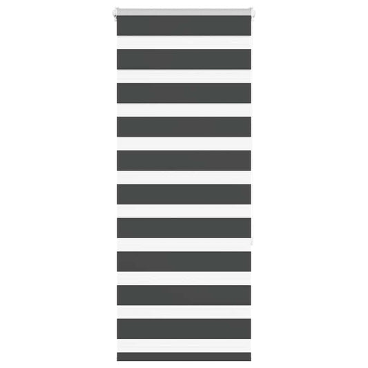 Store enrouleur double noir 60x150 cm Largeur tissu 55,9 cm Polyester