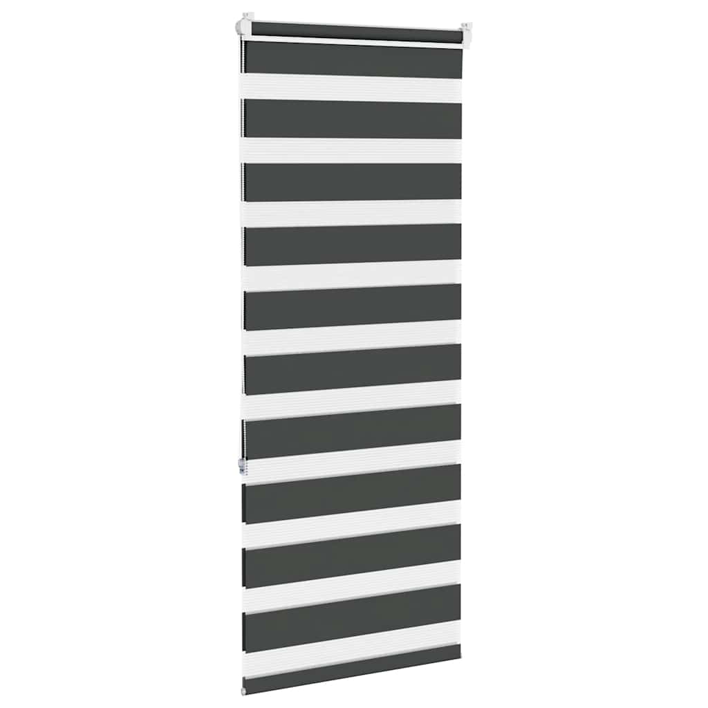 Store enrouleur double noir 60x150 cm Largeur tissu 55,9 cm Polyester