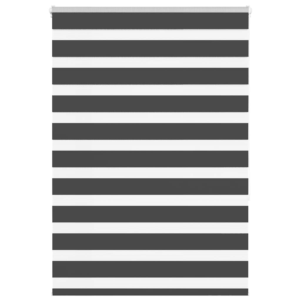 Store double noir 115x150 cm largeur du tissu 110,9 cm polyester