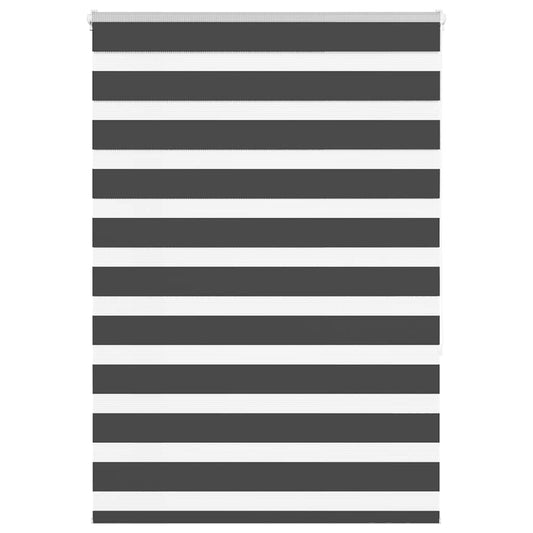 Store double noir 115x150 cm largeur du tissu 110,9 cm polyester