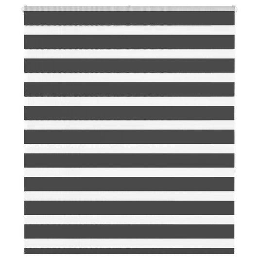 Store double enrouleur noir 130x150 cm Largeur de tissu 125,9 cm Polyester