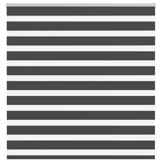 Dual Roller Blind Black 150x150 cm Fabric Width 145.9 cm Polyester