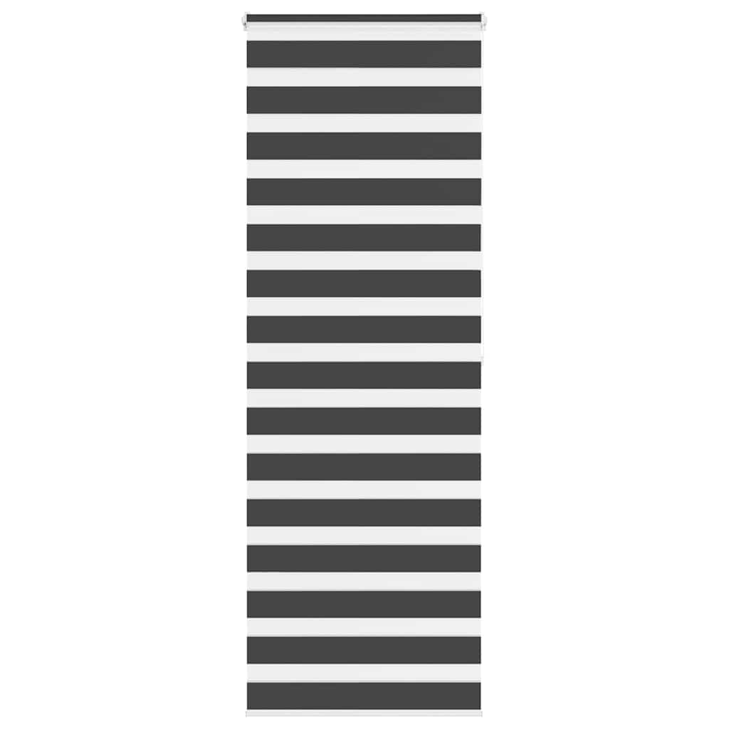 Double store enrouleur noir 70x200 cm Largeur tissu 65,9 cm Polyester