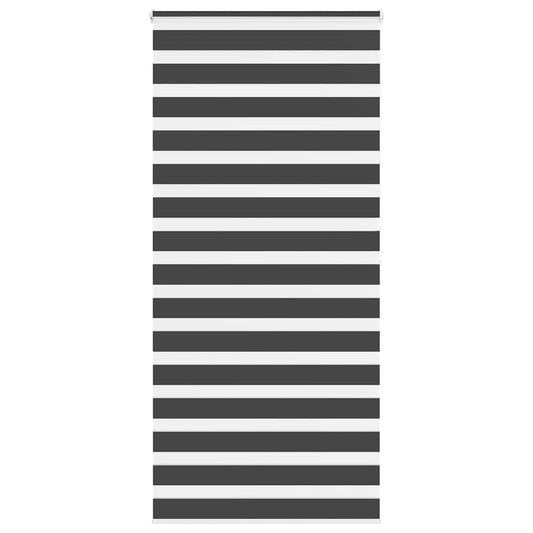 Store enrouleur double noir 95x200 cm largeur tissu 90,9 cm polyester