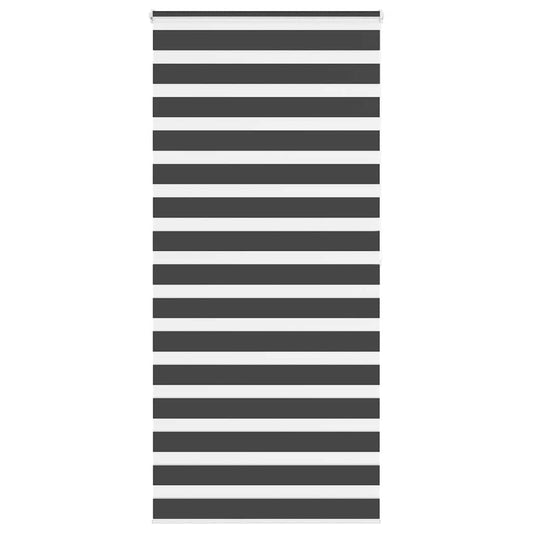 Dual Roller Blind Black 115x200 cm Fabric Width 110.9 cm Polyester
