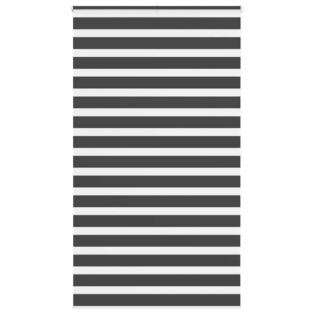 Double store enrouleur noir 120x200 cm largeur tissu 115,9 cm polyester