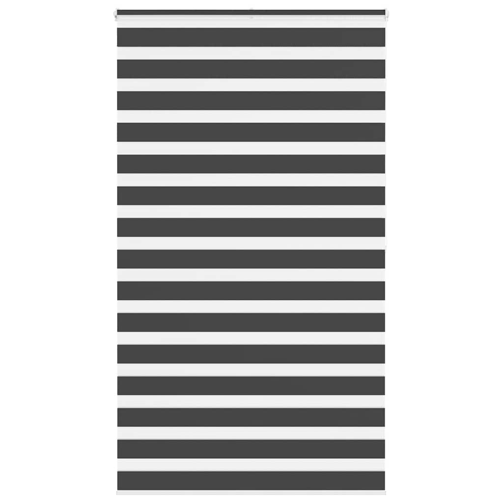 Store double enrouleur noir 135x200 cm Largeur du tissu 130,9 cm Polyester