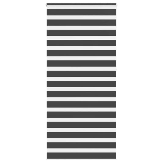 Store double noir 100x230 cm largeur du tissu 95,9 cm polyester