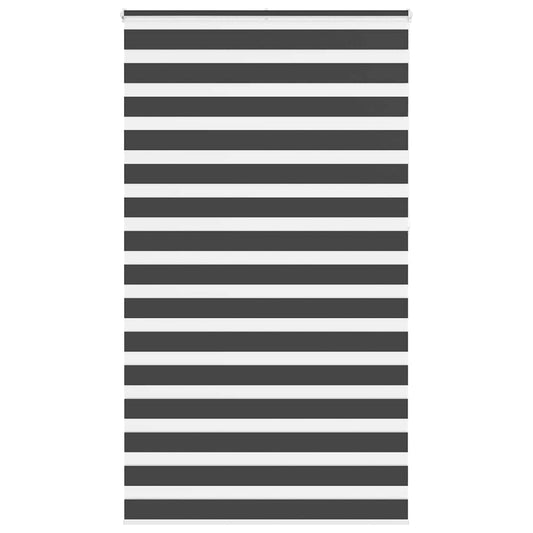 Black Double Roller Blind 130x230 cm Fabric width 125.9 cm Polyester