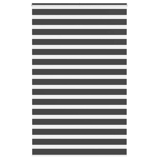 Black Dual Roller Blind 150x230 cm Fabric Width 145.9 cm Polyester