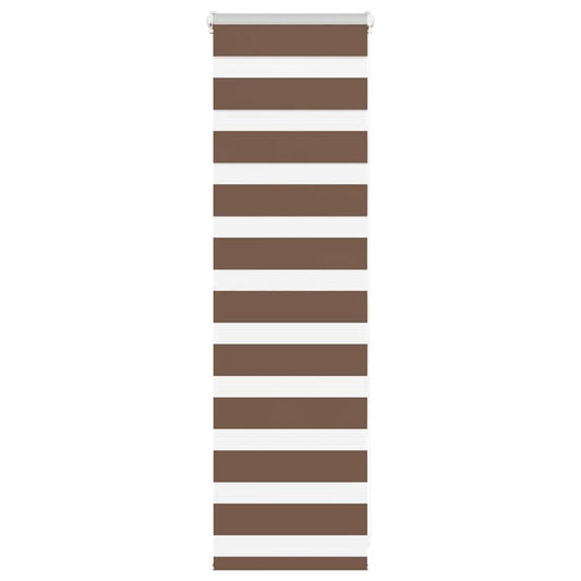 Store double marron 50x100 cm largeur du tissu 45,9 cm polyester