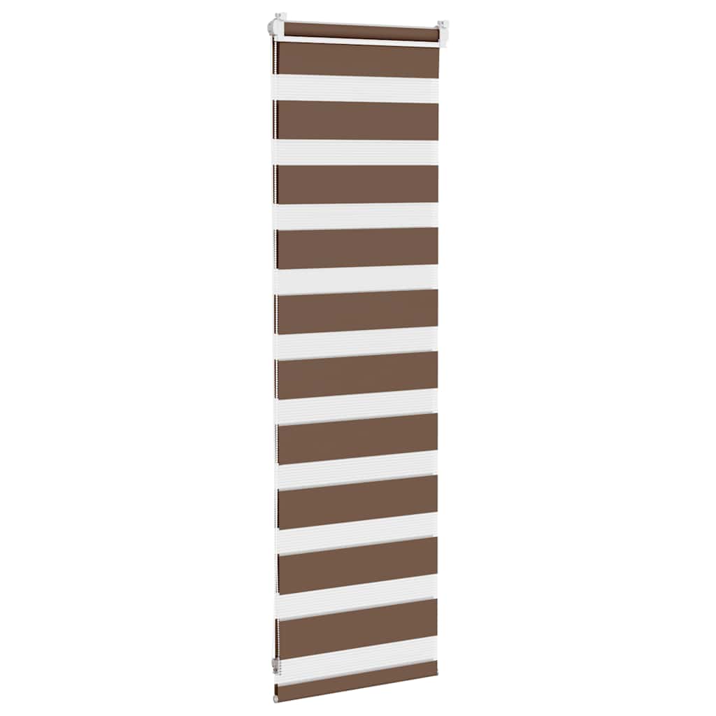 Store double marron 50x100 cm largeur du tissu 45,9 cm polyester