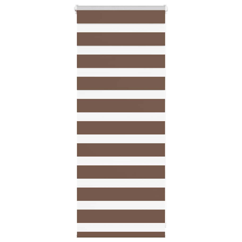 Store double marron 65x100 cm largeur du tissu 60,9 cm polyester