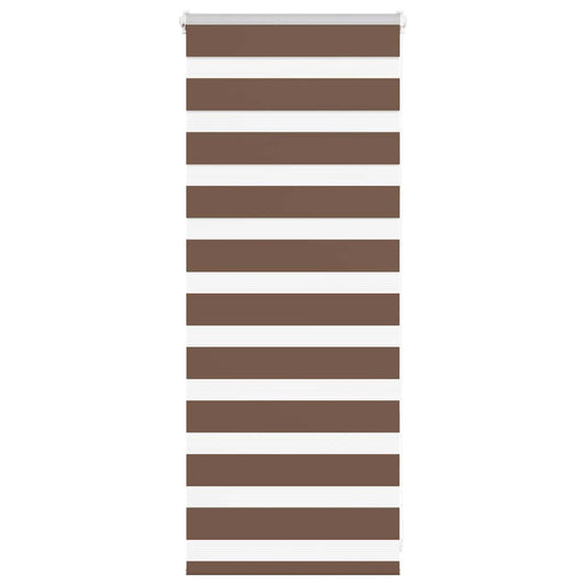 Store double marron 65x100 cm largeur du tissu 60,9 cm polyester