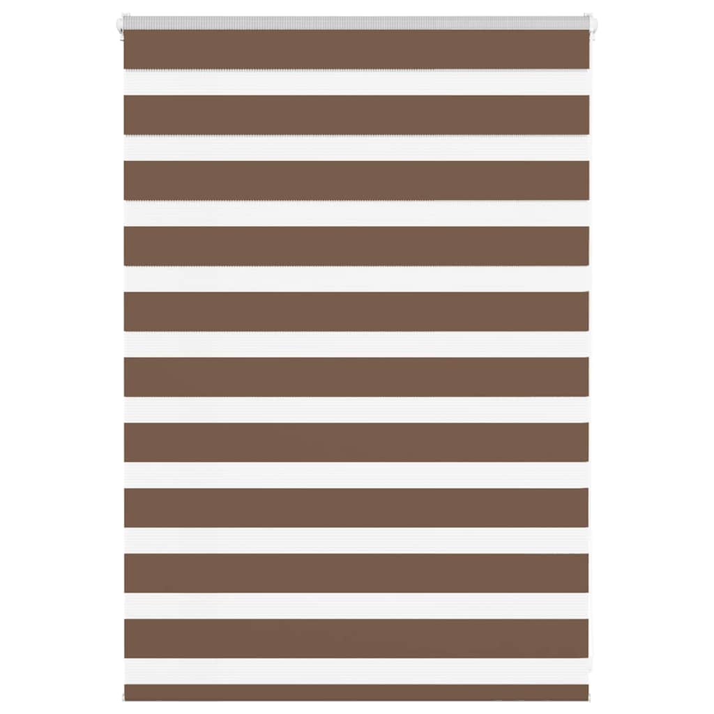 Doppelrollo Braun 110x100 cm Stoffbreite 105,9 cm Polyester