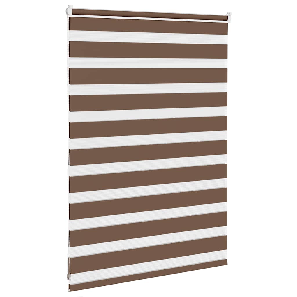 Doppelrollo Braun 110x100 cm Stoffbreite 105,9 cm Polyester