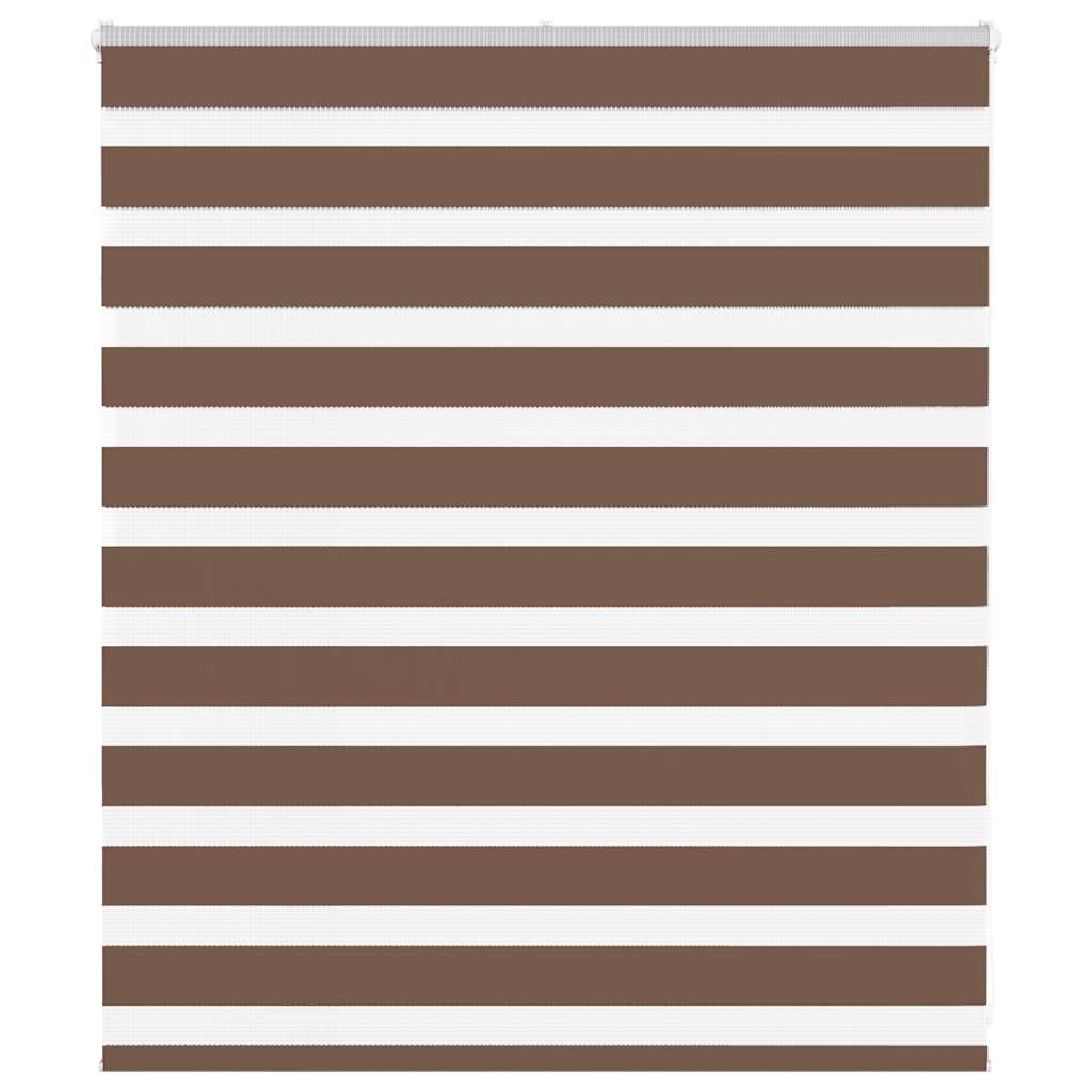 Doppelrollo Braun 125x100 cm Stoffbreite 120,9 cm Polyester