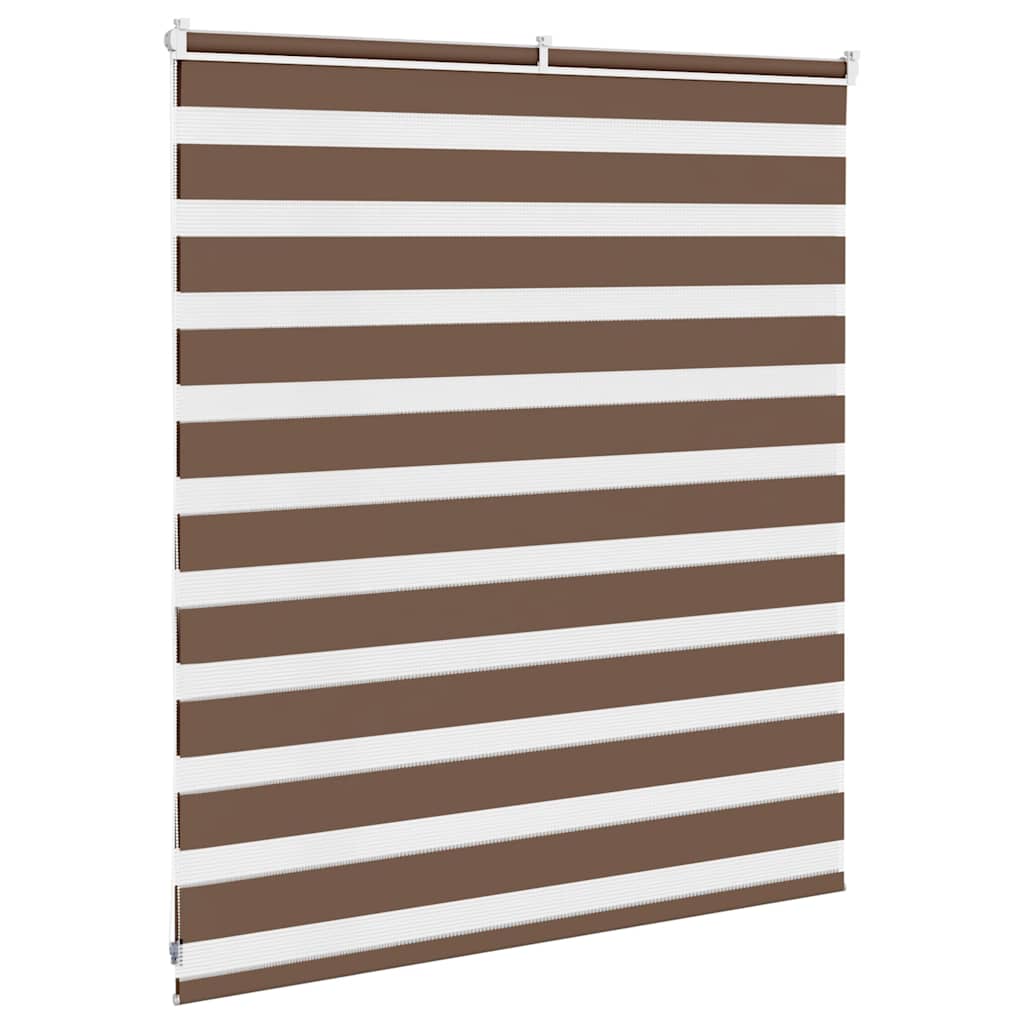 Doppelrollo Braun 125x100 cm Stoffbreite 120,9 cm Polyester