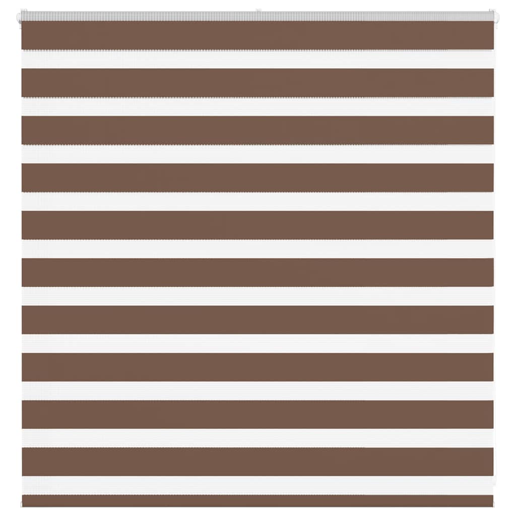 Store enrouleur double marron 150x100 cm Largeur tissu 145,9 cm Polyester