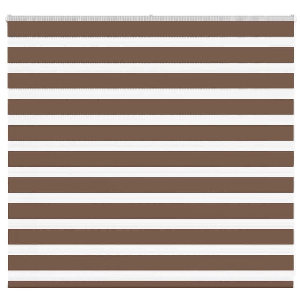 Store vénitien double marron 155x100 cm Largeur tissu 150,9 cm Polyester