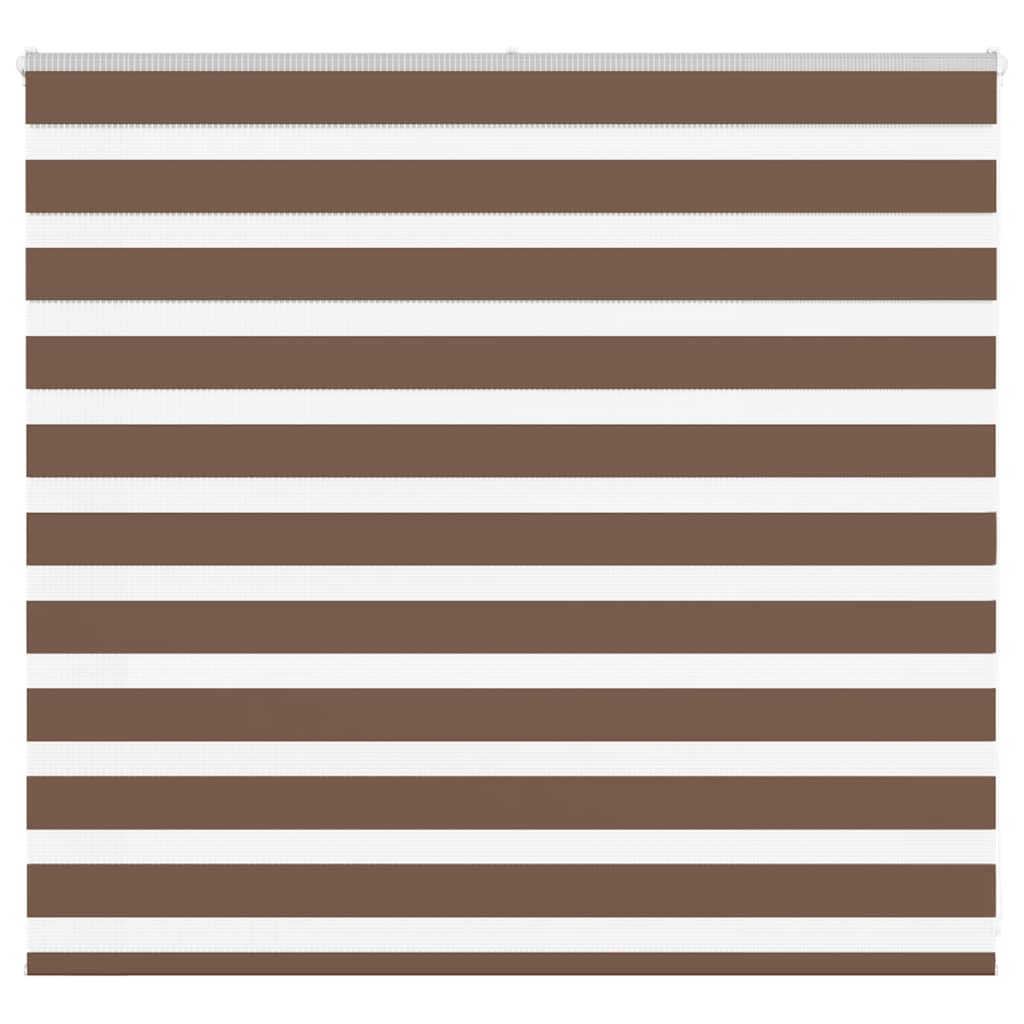 Store enrouleur double marron 160x100 cm Largeur du tissu 155,9 cm Polyester