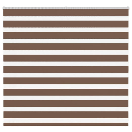 Dual Roller Blind Brown 165x100 cm Fabric Width 160.9 cm Polyester